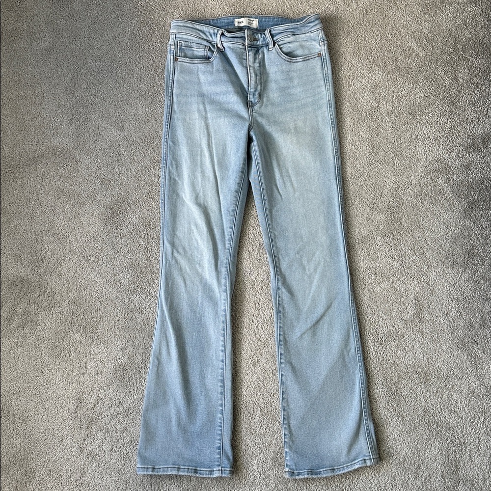 BKE Parker High Rise Bootcut Jeans 28x32.5 Light Wash